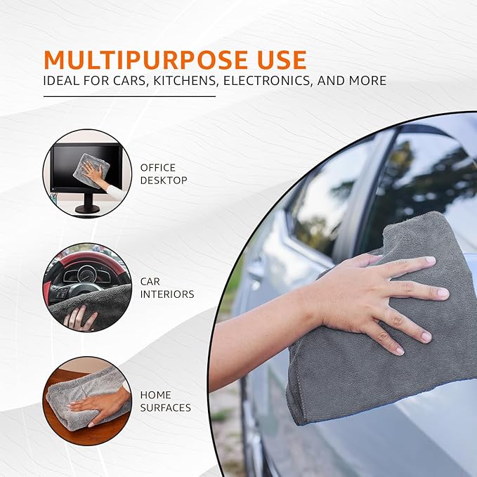 Microfiber Cloth - 3 pcs - 40x60 cm - 500 GSM